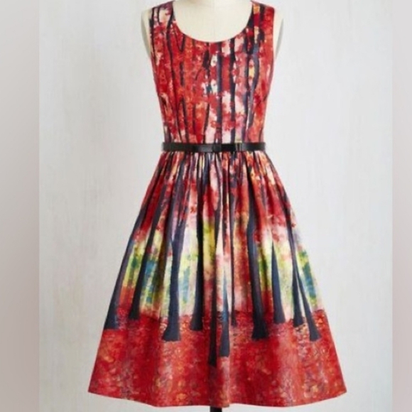 Xs Modcloth Fall Colors Dress‎ - Picture 9 of 9